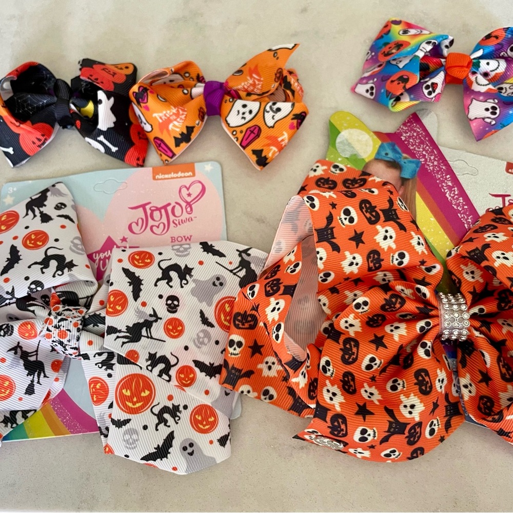 JoJo Siwa & Halloween Hair Bow Collection - set of 10